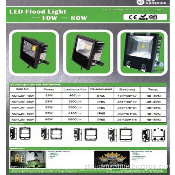 100W IP65 meanwell driver 3 year warranty high lumen led flood light